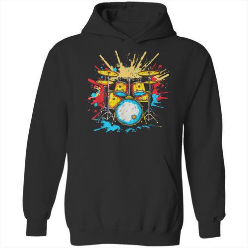 Drum Kit Steamwave Music Band Unisex Hoodie - Downbeat Supply