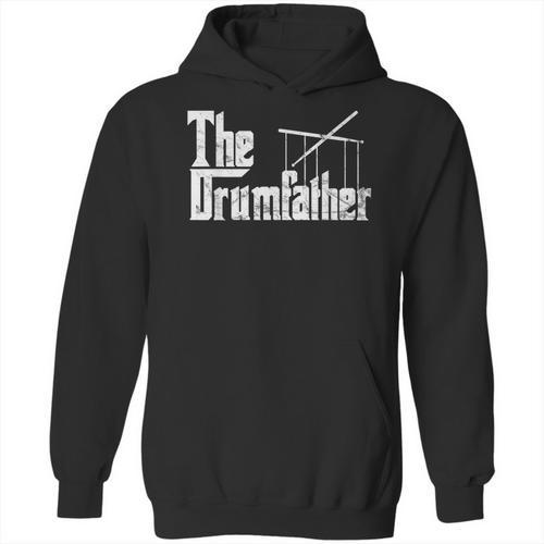 Drummer Humor The Drumfather Drum Kit Unisex Hoodie - Downbeat Supply