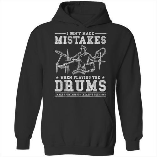 Drummer Music Drum Kit Unisex Hoodie - Downbeat Supply