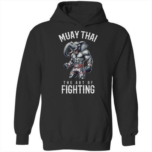 Elephant Muay Thai Kickboxing And Elephant Thai Boxing Unisex Hoodie - Nak Muay Co.