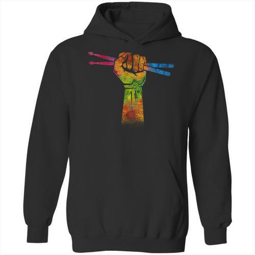 Faust Drumsticks Drummer Drummer Drum Kit Unisex Hoodie - Downbeat Supply