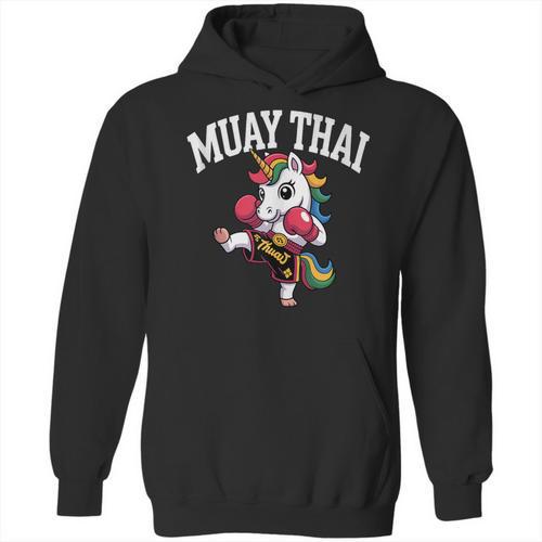 Muay Thai Art For Girls Kids Women Mixed Martial Arts Unisex Hoodie - Nak Muay Co.