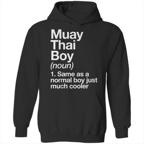 Muay Thai Boy Definition Martial Arts Sports Unisex Hoodie - Nak Muay Co.