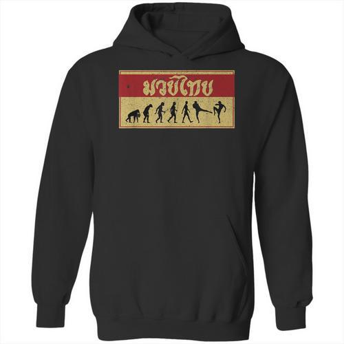 Muay Thai Fighter Evolution MMA Unisex Hoodie - Nak Muay Co.