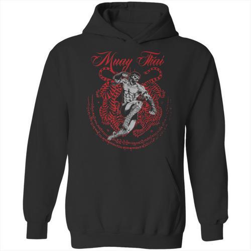 Muay Thai Kickboxing Martial Art Fighter Thai Boxing Unisex Hoodie - Nak Muay Co.