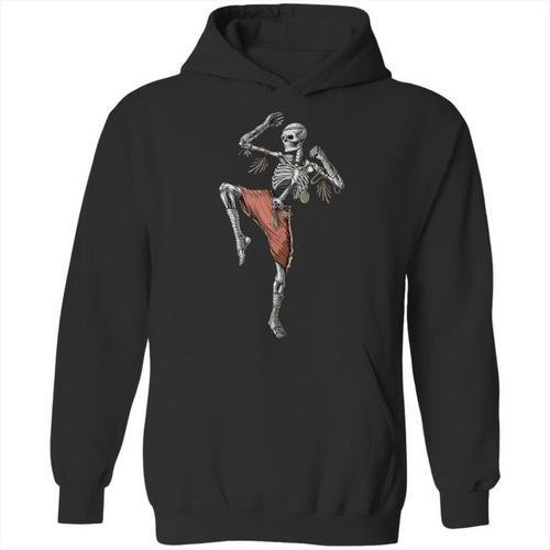 Skeleton Muay Thai Boxing Karate Kickboxing Martial Arts Unisex Hoodie - Nak Muay Co.