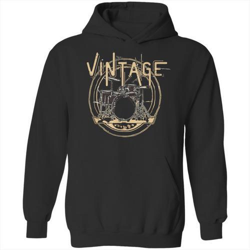 Vintage Drum Kit Unisex Hoodie - Downbeat Supply
