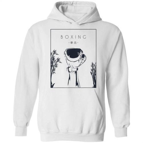 Boxing Chinese Hanzi Muay Thai Kickboxer Fan Boxing Unisex Hoodie - Nak Muay Co.