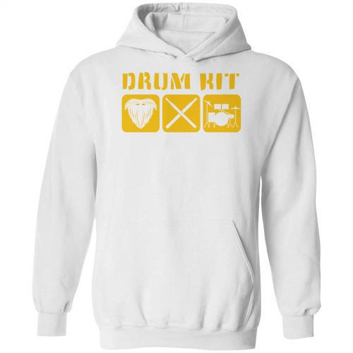 Drum Kit Band Drumming Drumsticks Musical Drums Unisex Hoodie - Downbeat Supply