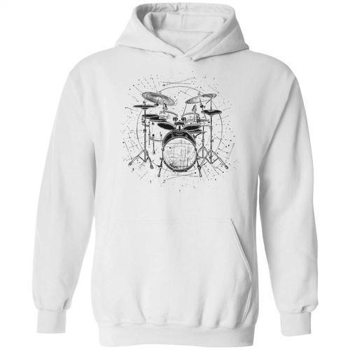 Drum Kit Unisex Hoodie - Downbeat Supply