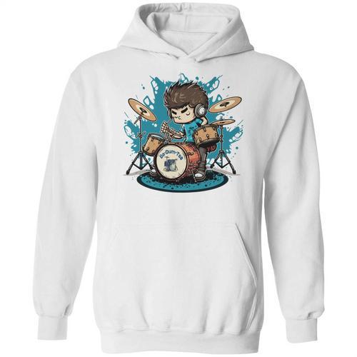 Drum Set Drumming Drummers Drum Kits Music Unisex Hoodie - Downbeat Supply