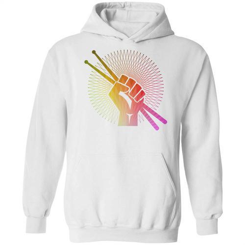 Drummer Drumsticks Fist Drum Kit Sweatshirt Unisex Hoodie - Downbeat Supply