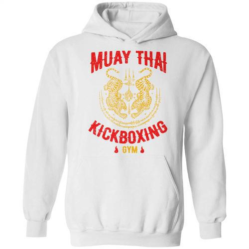 Muay Thai Tiger Kickboxing Gym MMA Street Fight Kickboxing Unisex Hoodie - Nak Muay Co.