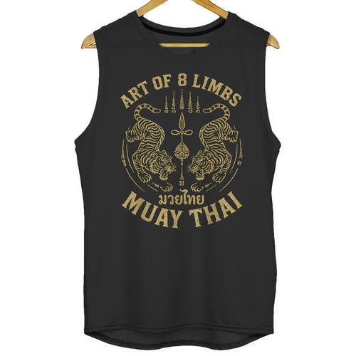 Art Of 8 Limbs MMA Tiger Muay Thai Fighter Muay Thai Unisex Tank Top - Nak Muay Co.