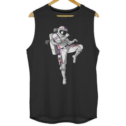 Astronaut Muay Thai Boxing Karate Kickboxing Martial Arts Unisex Tank Top - Nak Muay Co.
