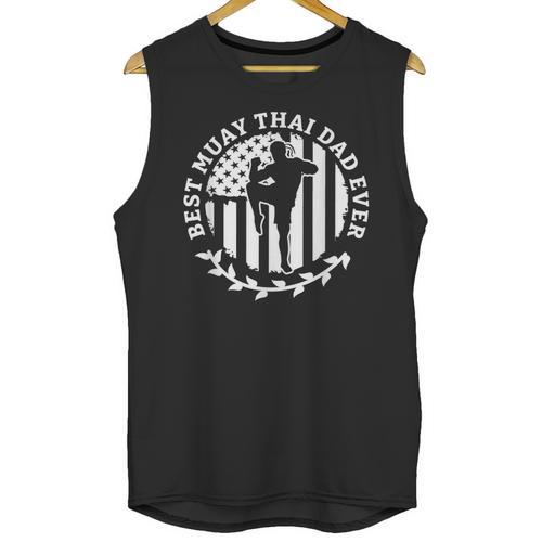 Best Muay Thai Dad Ever Martial Arts Fighter Unisex Tank Top - Nak Muay Co.