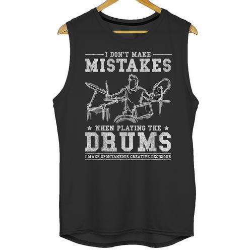 Drummer Music Drum Kit Unisex Tank Top - Downbeat Supply