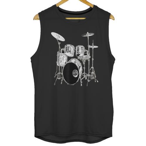 Drums Drum Kit Music Unisex Tank Top - Downbeat Supply