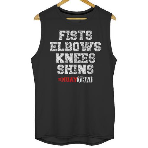 Fist Elbows Knees Shins Martial Arts Muay Thai Unisex Tank Top - Nak Muay Co.