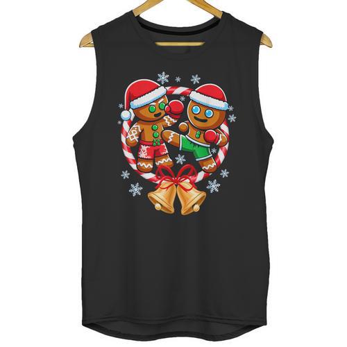 Gingerbread Cookies Christmas Fighting Muay Thai Unisex Tank Top - Nak Muay Co.