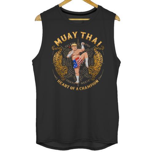 Heart Of a Champion Kickboxing And Muay Thai Trump Unisex Tank Top - Nak Muay Co.