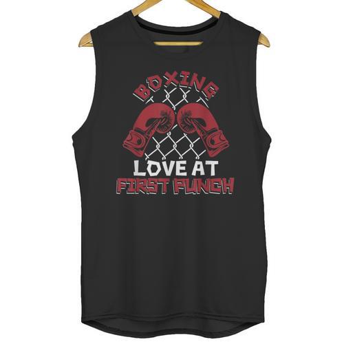 Love At First Punch Professional Boxer Muay Thai Boxing Unisex Tank Top - Nak Muay Co.