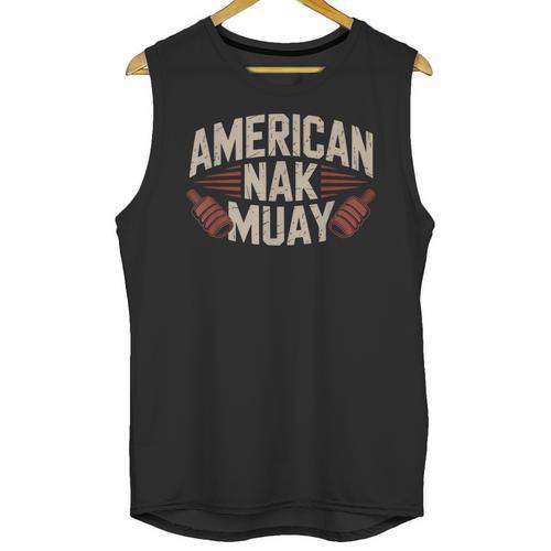 Muay Thai American Nak Fighter Identity Boxing Proud Sport Unisex Tank Top - Nak Muay Co.