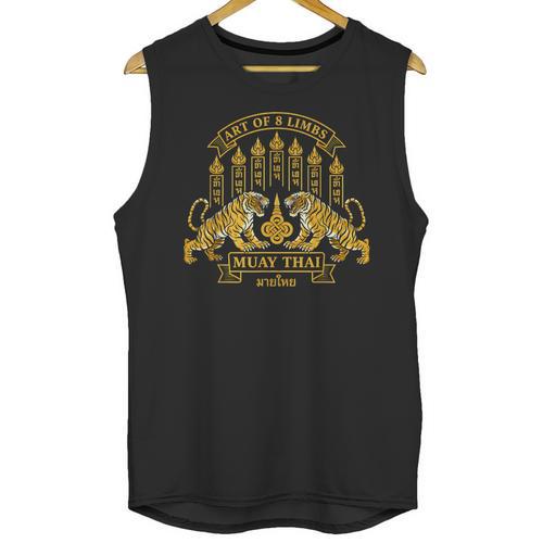 Muay Thai Art Of 8 Limbs Tiger Martial Arts Unisex Tank Top - Nak Muay Co.