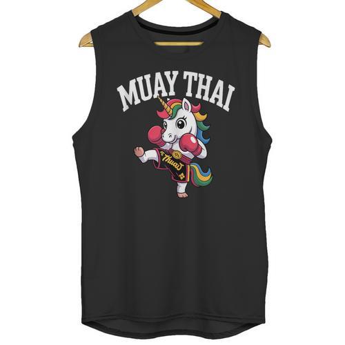 Muay Thai Art For Girls Kids Women Mixed Martial Arts Unisex Tank Top - Nak Muay Co.