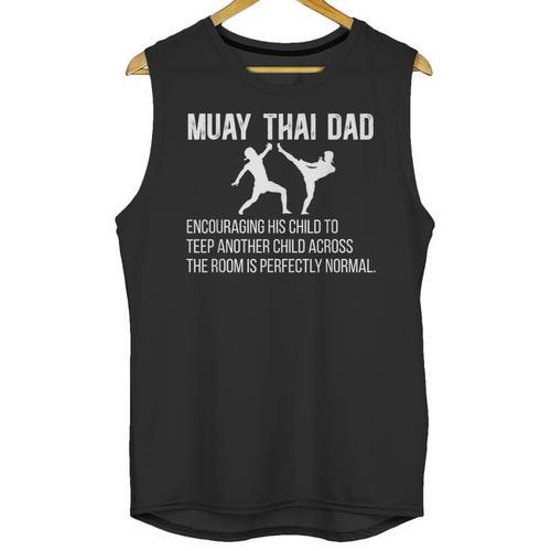 Muay Thai Dad Definition Muay Thai Father Unisex Tank Top - Nak Muay Co.