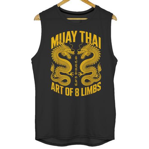 Muay Thai Dragons Thai Boxing Fighter Unisex Tank Top - Nak Muay Co.