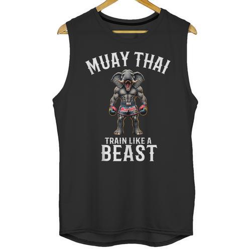 Muay Thai Elephant Kickboxing And Elephant Thai Unisex Tank Top - Nak Muay Co.