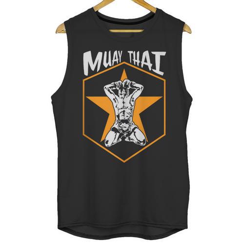 Muay Thai Fighter Sleeveless Unisex Tank Top - Nak Muay Co.