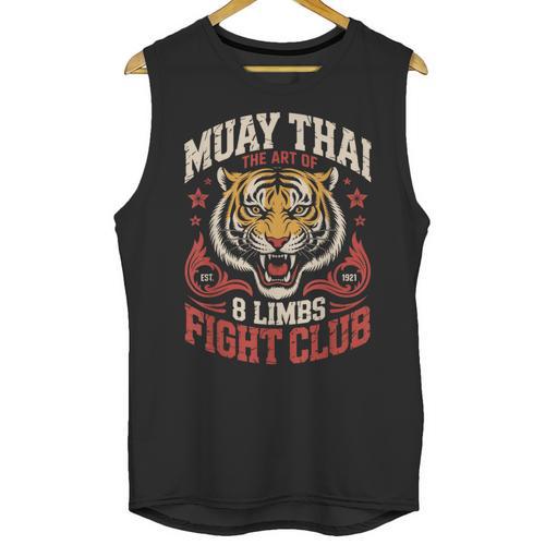 Muay Thai Fighter Tiger 8 Limbs Thai Boxing Unisex Tank Top - Nak Muay Co.