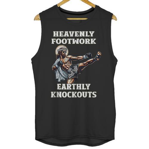 Muay Thai Lord Jesus Kickboxing Christian Unisex Tank Top - Nak Muay Co.