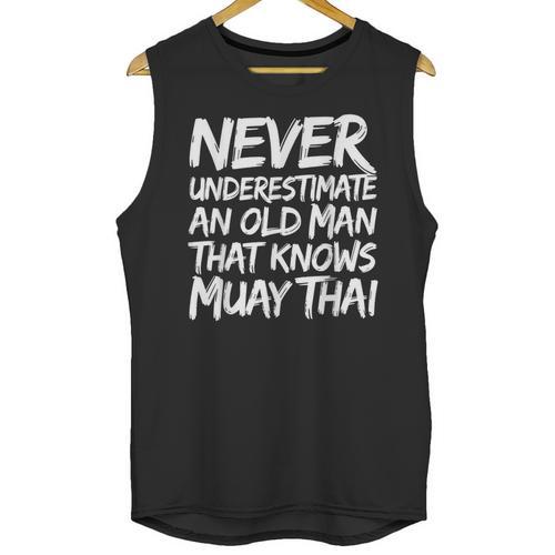 Muay Thai For Men Boys Dad Mixed Martial Arts Unisex Tank Top - Nak Muay Co.