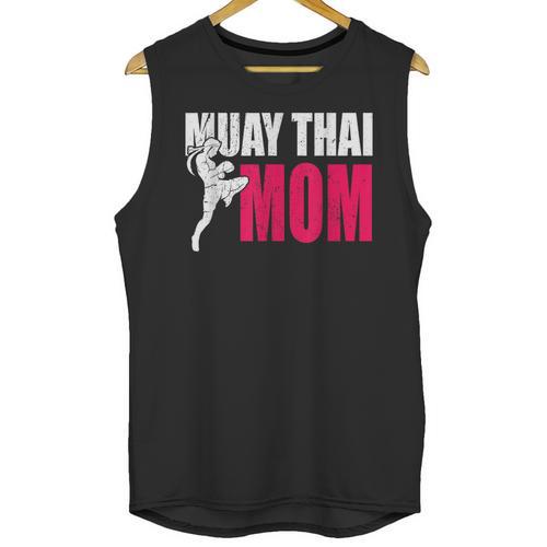 Muay Thai Mom Women Boxing Kickboxing MMA Muay Thai Unisex Tank Top - Nak Muay Co.