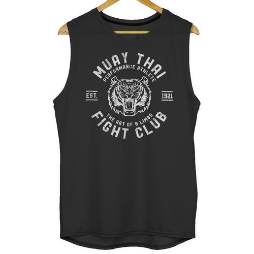 Muay Thai Street Fight Club MMA Tiger Kick Boxing Club Unisex Tank Top - Nak Muay Co.