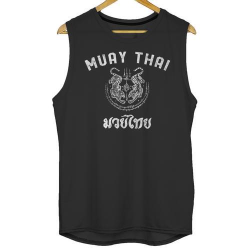 Muay Thai Twin Tiger Kickboxing MMA T-Shirt Unisex Tank Top - Nak Muay Co.