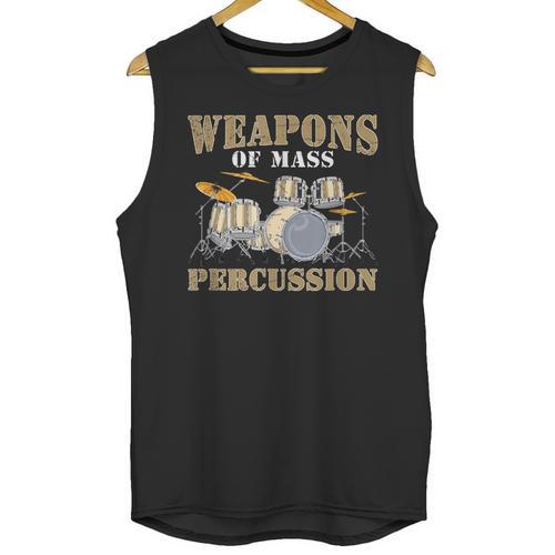 Rock Band Musical Instrument Drum Kit Unisex Tank Top - Downbeat Supply