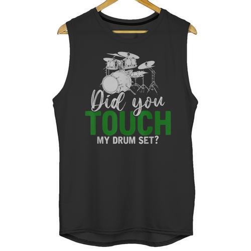 Rock Musical Instrument Band Drummer Drum Kit Unisex Tank Top - Downbeat Supply