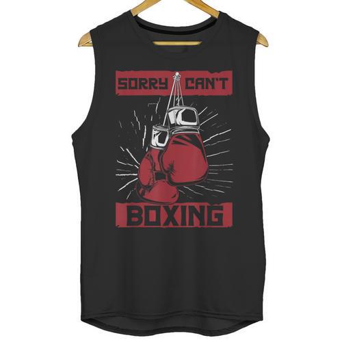 Sorry Can't Boxing Professional Boxer Muay Thai Boxing Unisex Tank Top - Nak Muay Co.