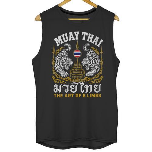 Women's Muay Thai The Art Of 8 Limbs Martial Arts Tigers Unisex Tank Top - Nak Muay Co.