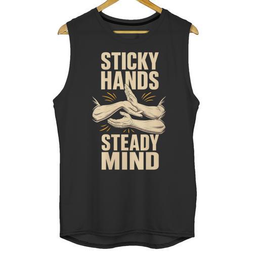 Women's Sticky Hands Steady Mind Muay Thai Boxing Unisex Tank Top - Nak Muay Co.