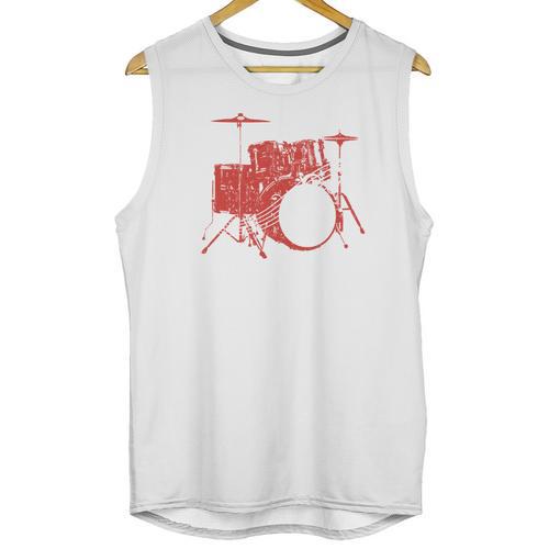 Drum Kit Drummer Band Musical Instrument Rock Music Unisex Tank Top - Downbeat Supply