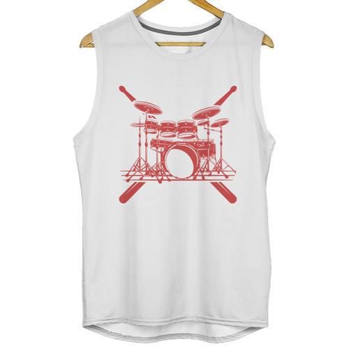Drum Kit Percussion For Drummer Percussionist Musician Sweatshirt Unisex Tank Top - Downbeat Supply