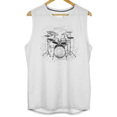 Drum Kit Raglan Baseball Tee Unisex Tank Top - Downbeat Supply