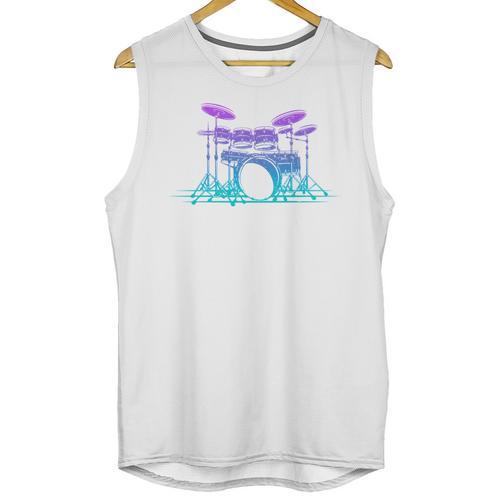 Drum Kit Set Drummer Pullover Unisex Tank Top - Downbeat Supply