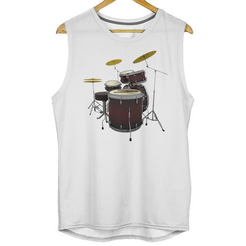 Drummer Drum Kit Premium Tri-Blend Unisex Tank Top - Downbeat Supply