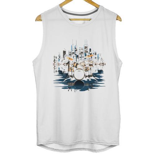 Drumset Drum Kit Music Drummer Drumming Unisex Tank Top - Downbeat Supply